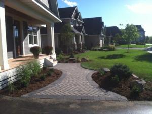 Deer Run Golf Course paver front entry